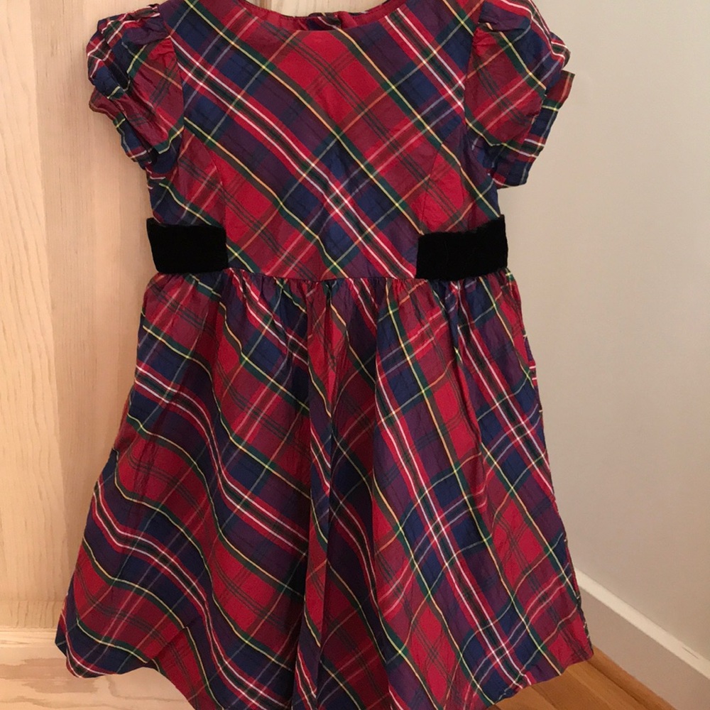 Gymboree Holiday Celebration Red Plaid Dress 2T